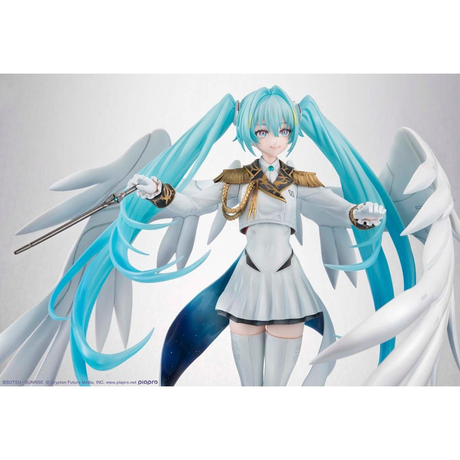 Mobile Suit Gundam x Hatsune Miku Lucrea PVC Statue Hatsune Miku x Wing Gundam Zero EW 45th Anniversary 27 cm - The Happy Toy Store