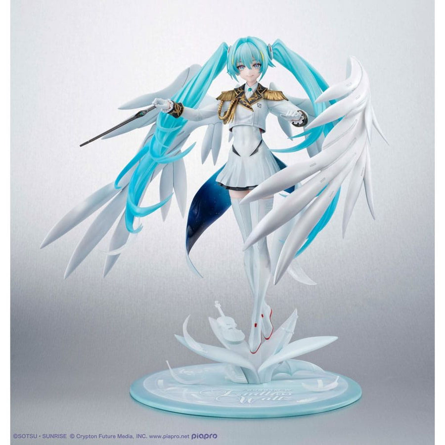 Mobile Suit Gundam x Hatsune Miku Lucrea PVC Statue Hatsune Miku x Wing Gundam Zero EW 45th Anniversary 27 cm - The Happy Toy Store