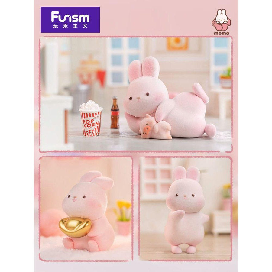Momo Bunny Daily Series Mini Figures Full Blind Box Set 9 Pack - The Happy Toy Store