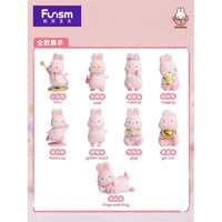 Momo Bunny Daily Series Mini Figures Full Blind Box Set 9 Pack - The Happy Toy Store