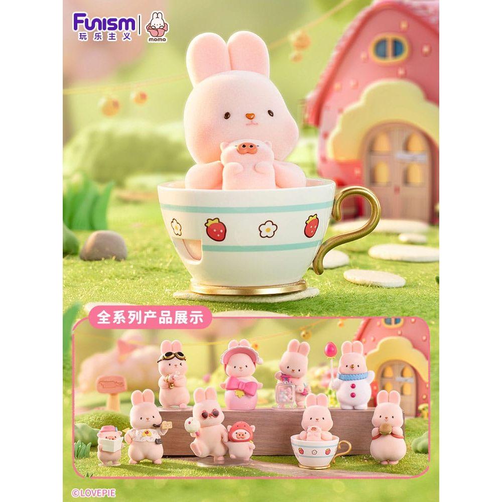 Momo Bunny Strawberry Town Series Mini Figures Full Blind Box Set 8 Pack - The Happy Toy Store