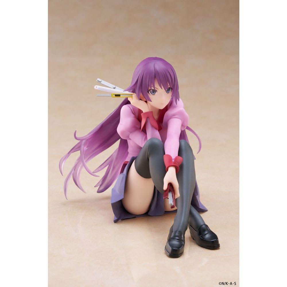 Monogatari PVC Statue Desktop Cute Figure Hitagi Senjougahara 13 cm - The Happy Toy Store