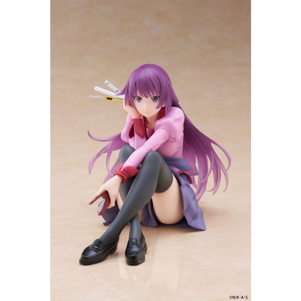 Monogatari PVC Statue Desktop Cute Figure Hitagi Senjougahara 13 cm - The Happy Toy Store