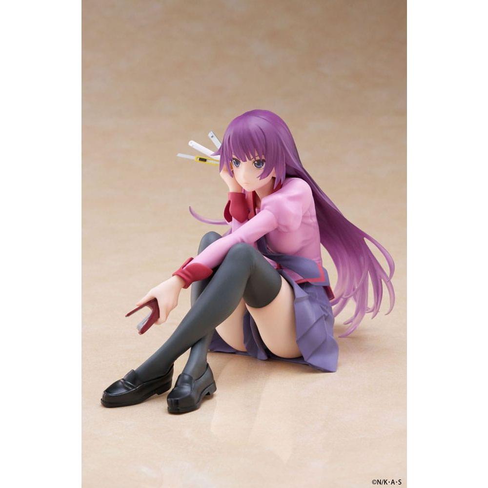 Monogatari PVC Statue Desktop Cute Figure Hitagi Senjougahara 13 cm - The Happy Toy Store