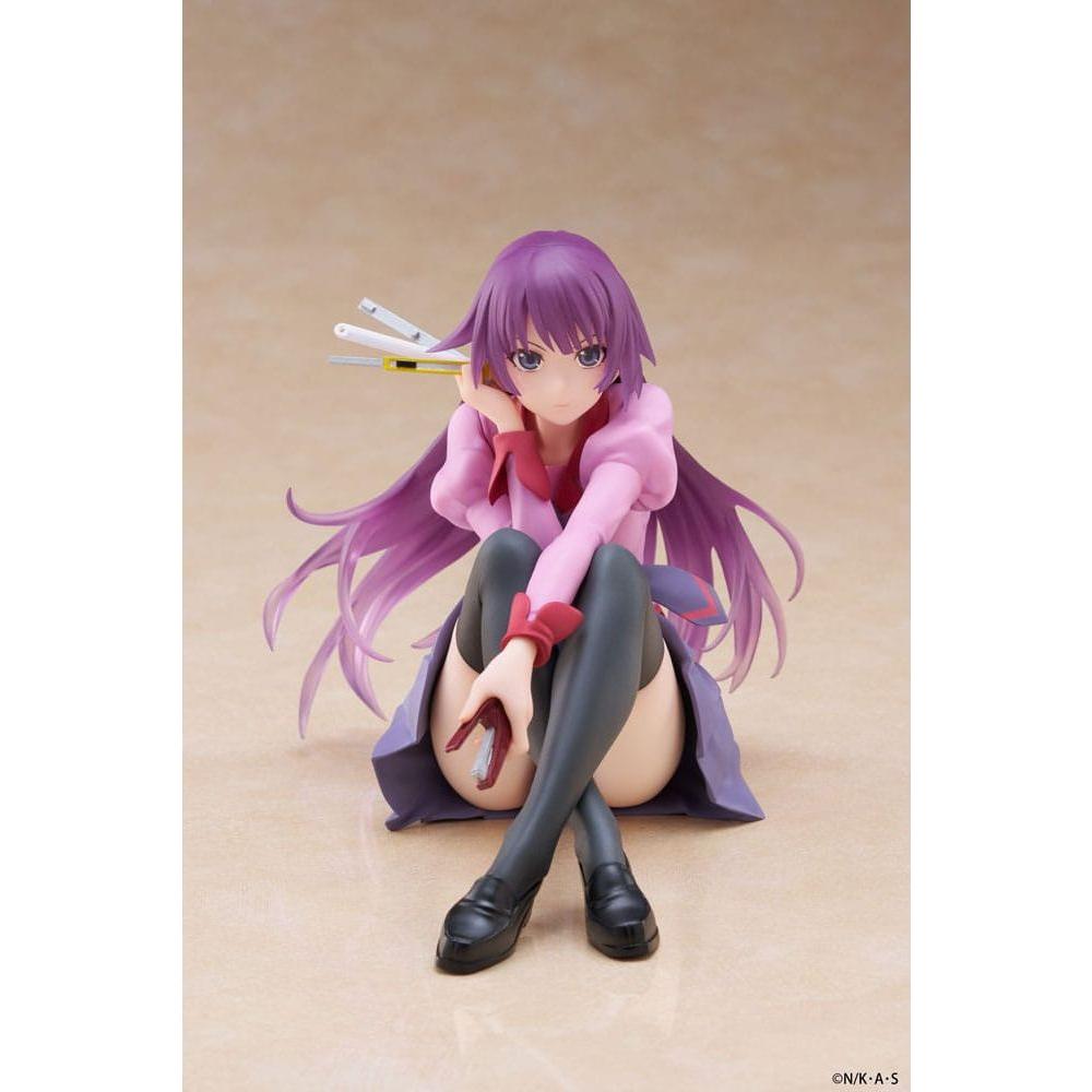 Monogatari PVC Statue Desktop Cute Figure Hitagi Senjougahara 13 cm - The Happy Toy Store