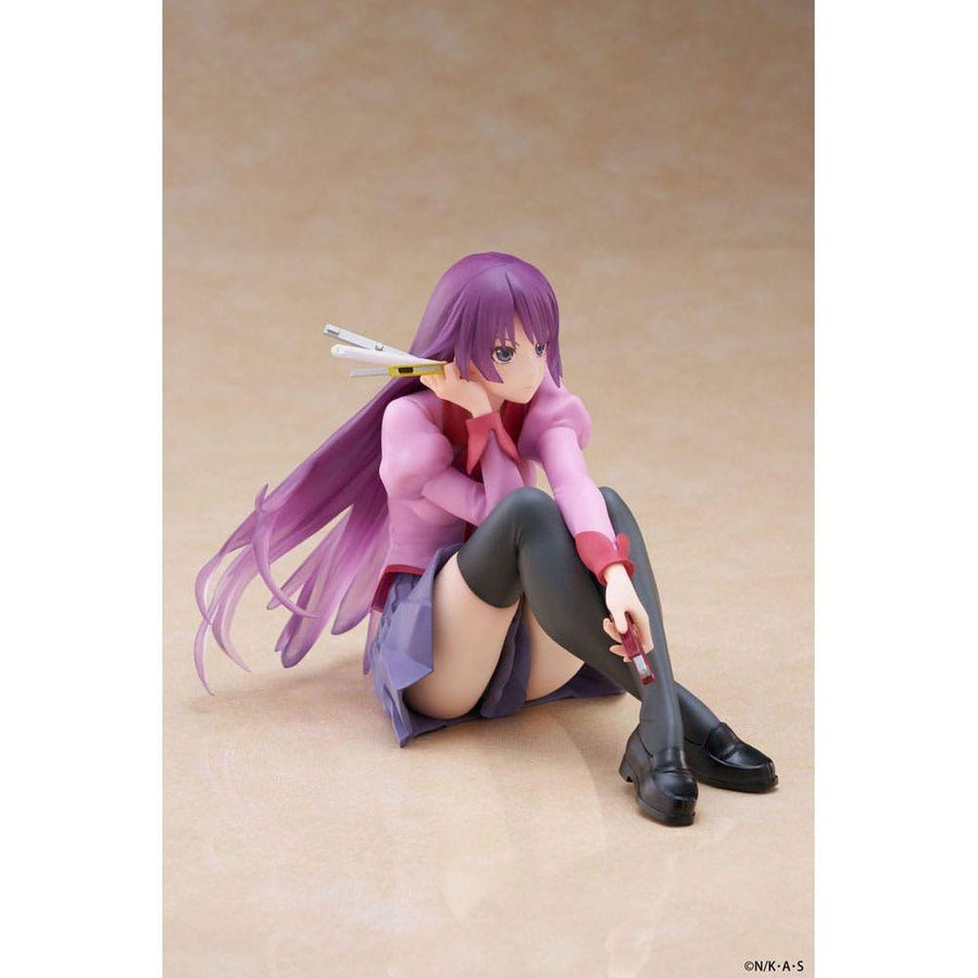 Monogatari PVC Statue Desktop Cute Figure Hitagi Senjougahara 13 cm - The Happy Toy Store