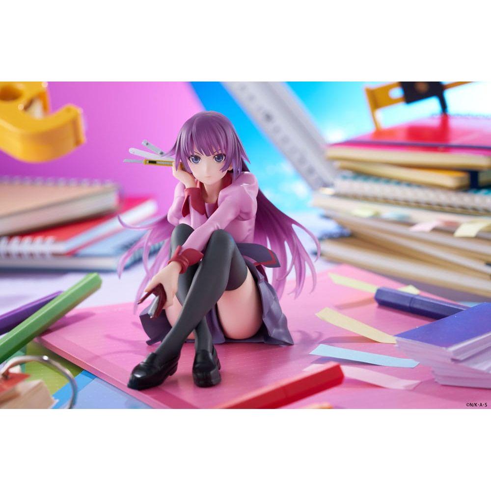 Monogatari PVC Statue Desktop Cute Figure Hitagi Senjougahara 13 cm - The Happy Toy Store