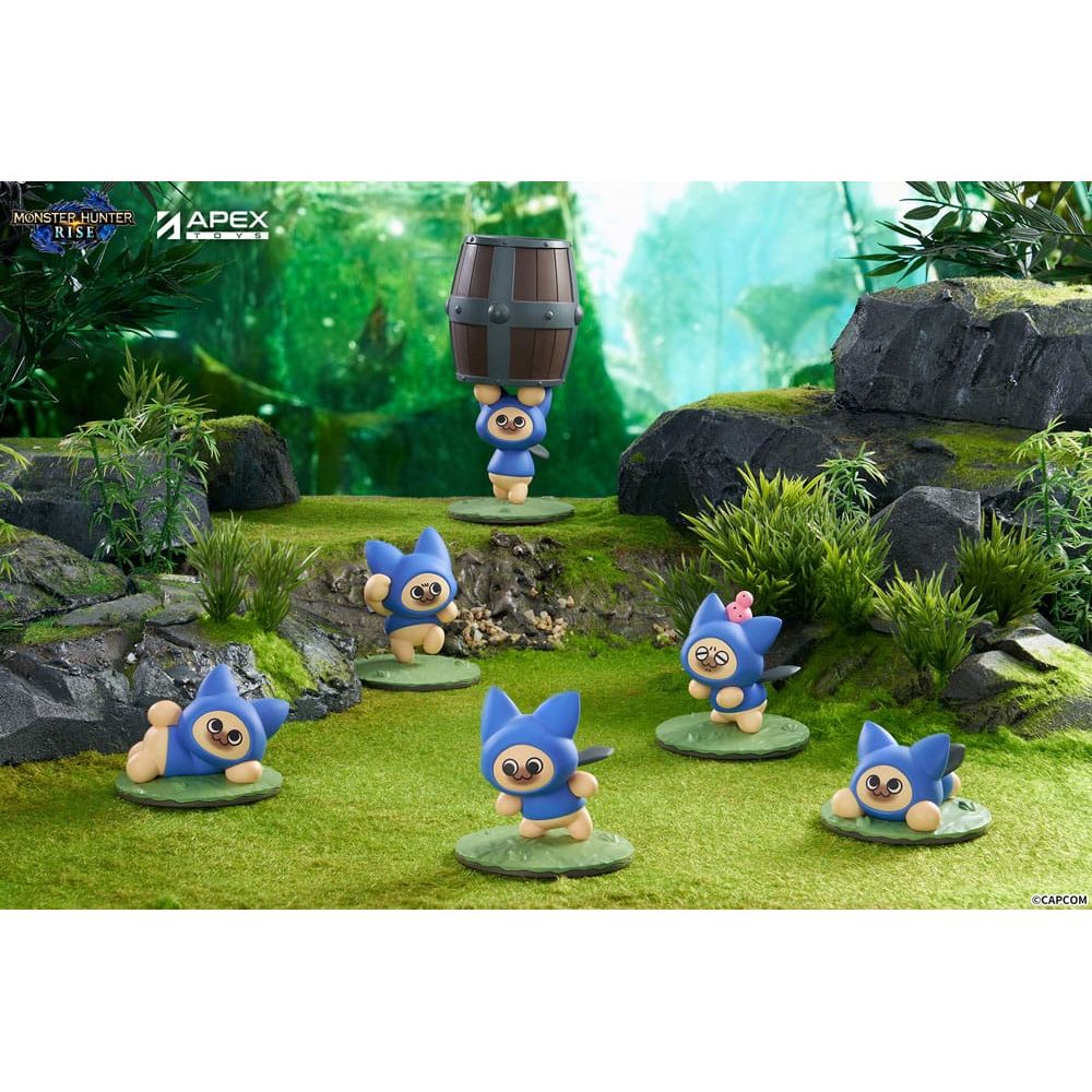 Monster Hunter Rise Trading Figure 6 - Pack Felyne Cat - The Happy Toy Store