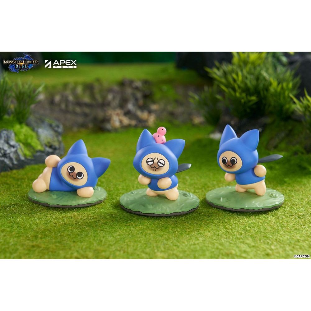 Monster Hunter Rise Trading Figure 6 - Pack Felyne Cat - The Happy Toy Store
