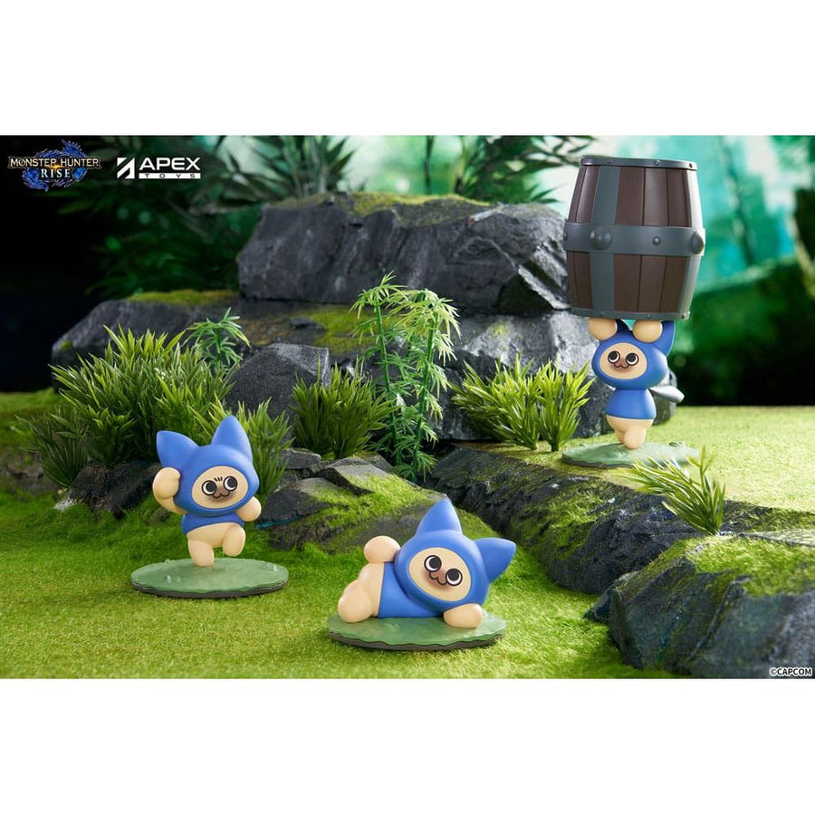 Monster Hunter Rise Trading Figure 6 - Pack Felyne Cat - The Happy Toy Store