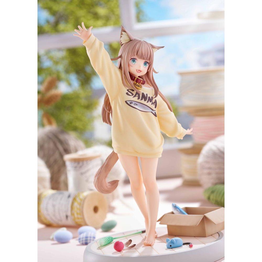 My Cat Is a Kawaii Girl Statue 1/6 Kinako Play With Ver. AmiAmi 21 cm - The Happy Toy Store