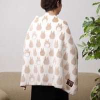 My Neighbor Totoro Opalised Blanket Totoro silhouette 70 x 100 cm - The Happy Toy Store