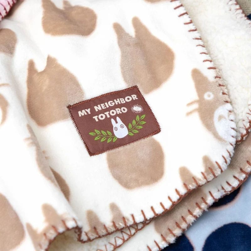 My Neighbor Totoro Opalised Blanket Totoro silhouette 70 x 100 cm - The Happy Toy Store