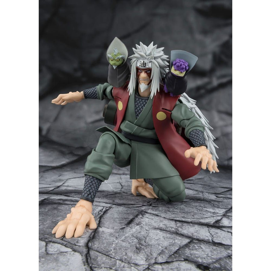 Naruto S.H.Figuarts Action Figure Jiraiya Hidden Leaf Heroic Master Sage (Sage Mode Set) 17 cm - The Happy Toy Store