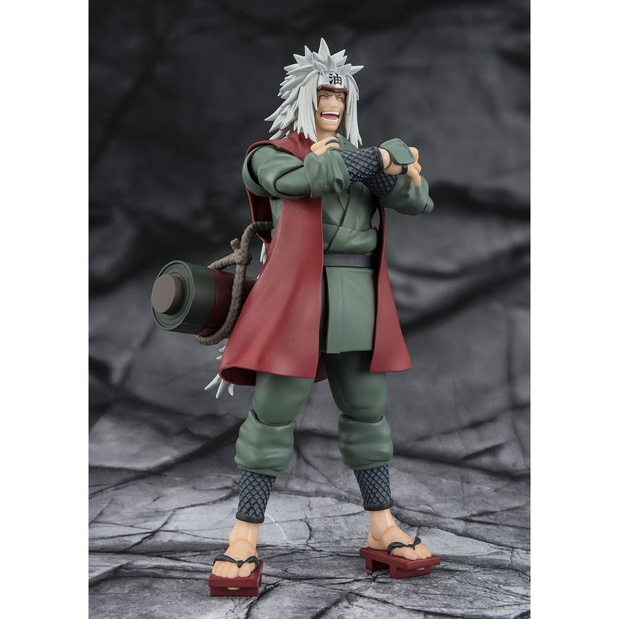 Naruto S.H.Figuarts Action Figure Jiraiya Hidden Leaf Heroic Master Sage (Sage Mode Set) 17 cm - The Happy Toy Store
