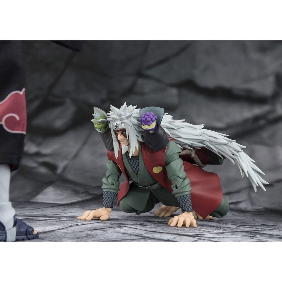Naruto S.H.Figuarts Action Figure Jiraiya Hidden Leaf Heroic Master Sage (Sage Mode Set) 17 cm - The Happy Toy Store