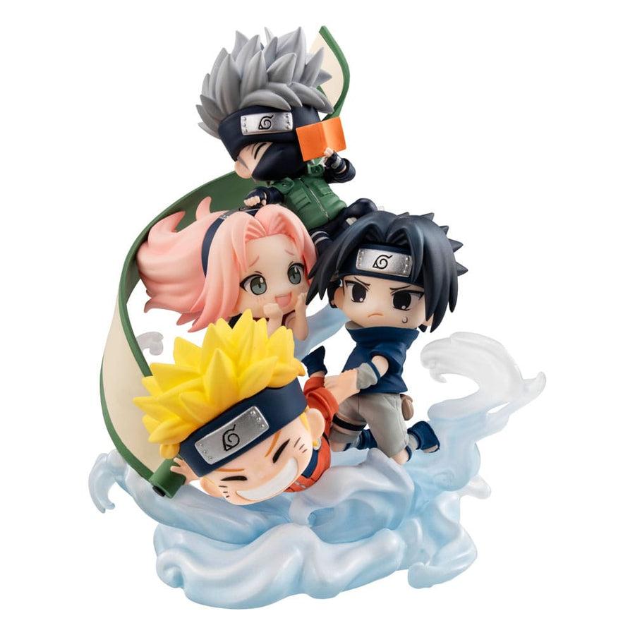Naruto Shippuden FigUnity PVC Mini Statue Gather here, Team 7 13 cm - The Happy Toy Store