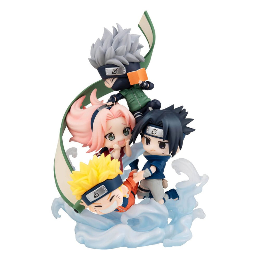Naruto Shippuden FigUnity PVC Mini Statue Gather here, Team 7 13 cm - The Happy Toy Store