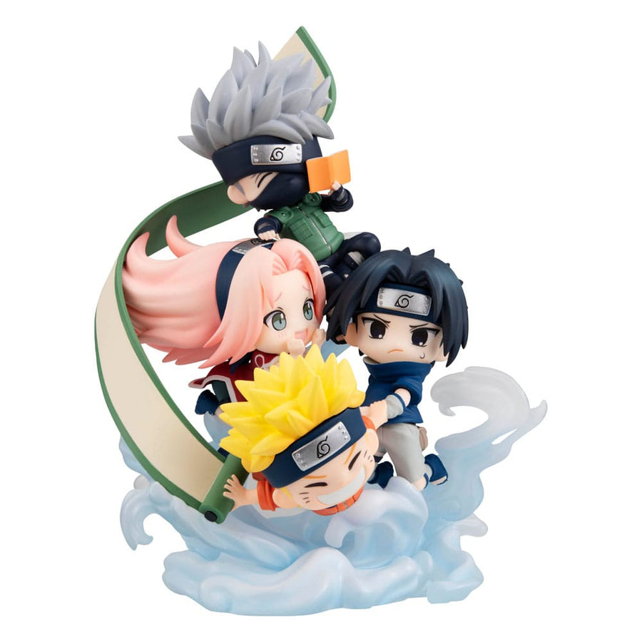 Naruto Shippuden FigUnity PVC Mini Statue Gather here, Team 7 13 cm - The Happy Toy Store