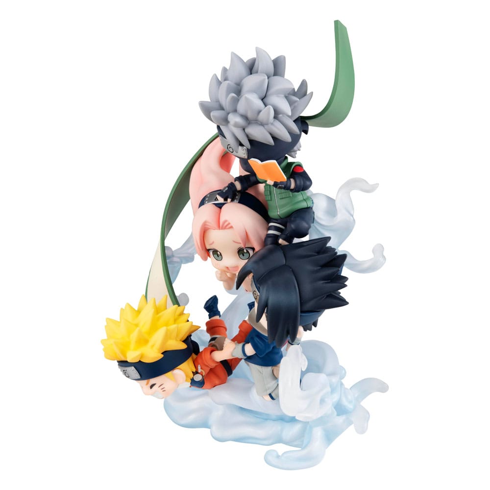 Naruto Shippuden FigUnity PVC Mini Statue Gather here, Team 7 13 cm - The Happy Toy Store