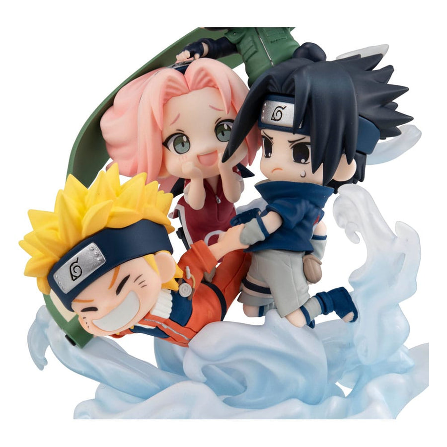 Naruto Shippuden FigUnity PVC Mini Statue Gather here, Team 7 13 cm - The Happy Toy Store