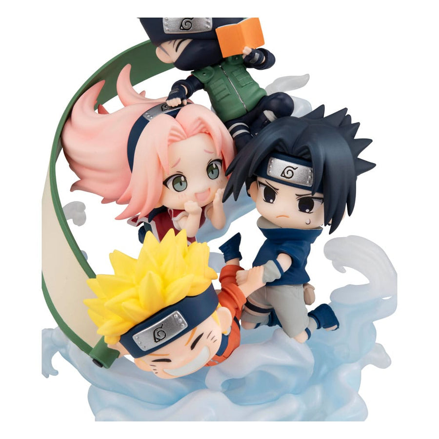 Naruto Shippuden FigUnity PVC Mini Statue Gather here, Team 7 13 cm - The Happy Toy Store