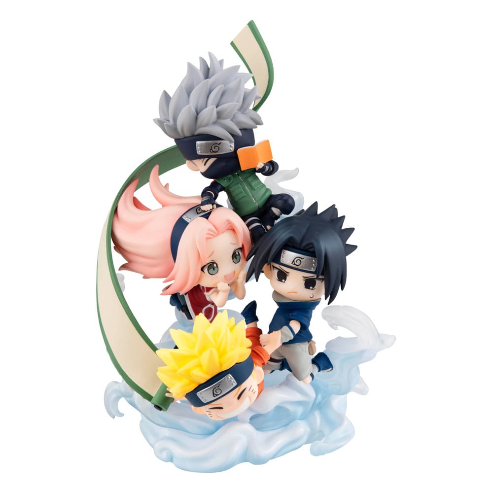Naruto Shippuden FigUnity PVC Mini Statue Gather here, Team 7 13 cm - The Happy Toy Store