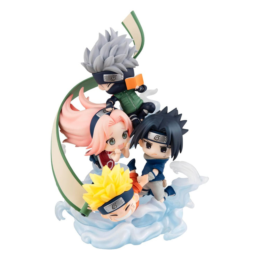 Naruto Shippuden FigUnity PVC Mini Statue Gather here, Team 7 13 cm - The Happy Toy Store