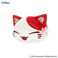 Nemuneko Cat Sweet Big Plush Figure Red 35 cm - The Happy Toy Store