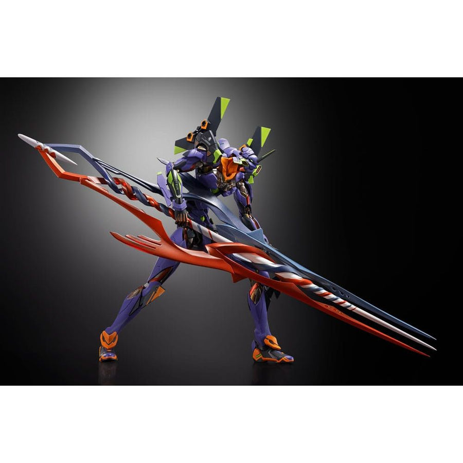 Neon Genesis Evangelion Metal Build Action Figure Eva Test Type - 01 30th with the Spear of Gaius 22 cm - The Happy Toy Store
