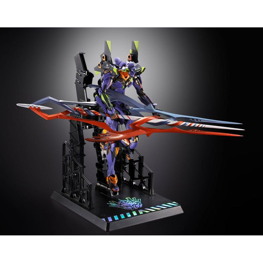 Neon Genesis Evangelion Metal Build Action Figure Eva Test Type - 01 30th with the Spear of Gaius 22 cm - The Happy Toy Store