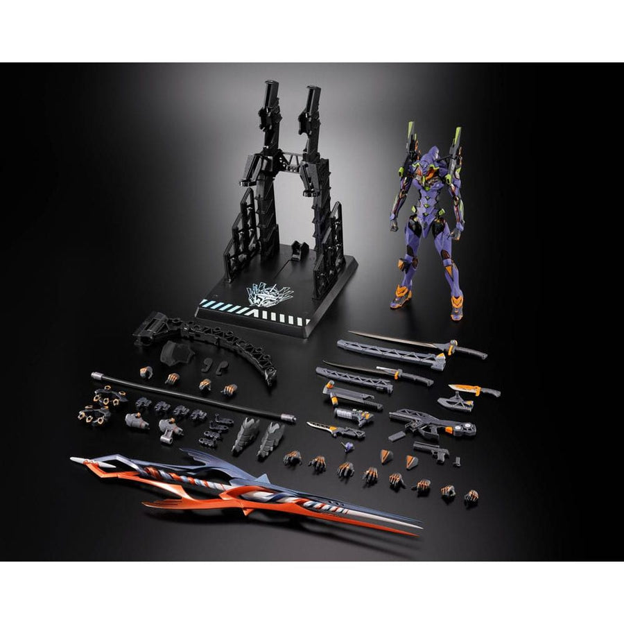 Neon Genesis Evangelion Metal Build Action Figure Eva Test Type - 01 30th with the Spear of Gaius 22 cm - The Happy Toy Store