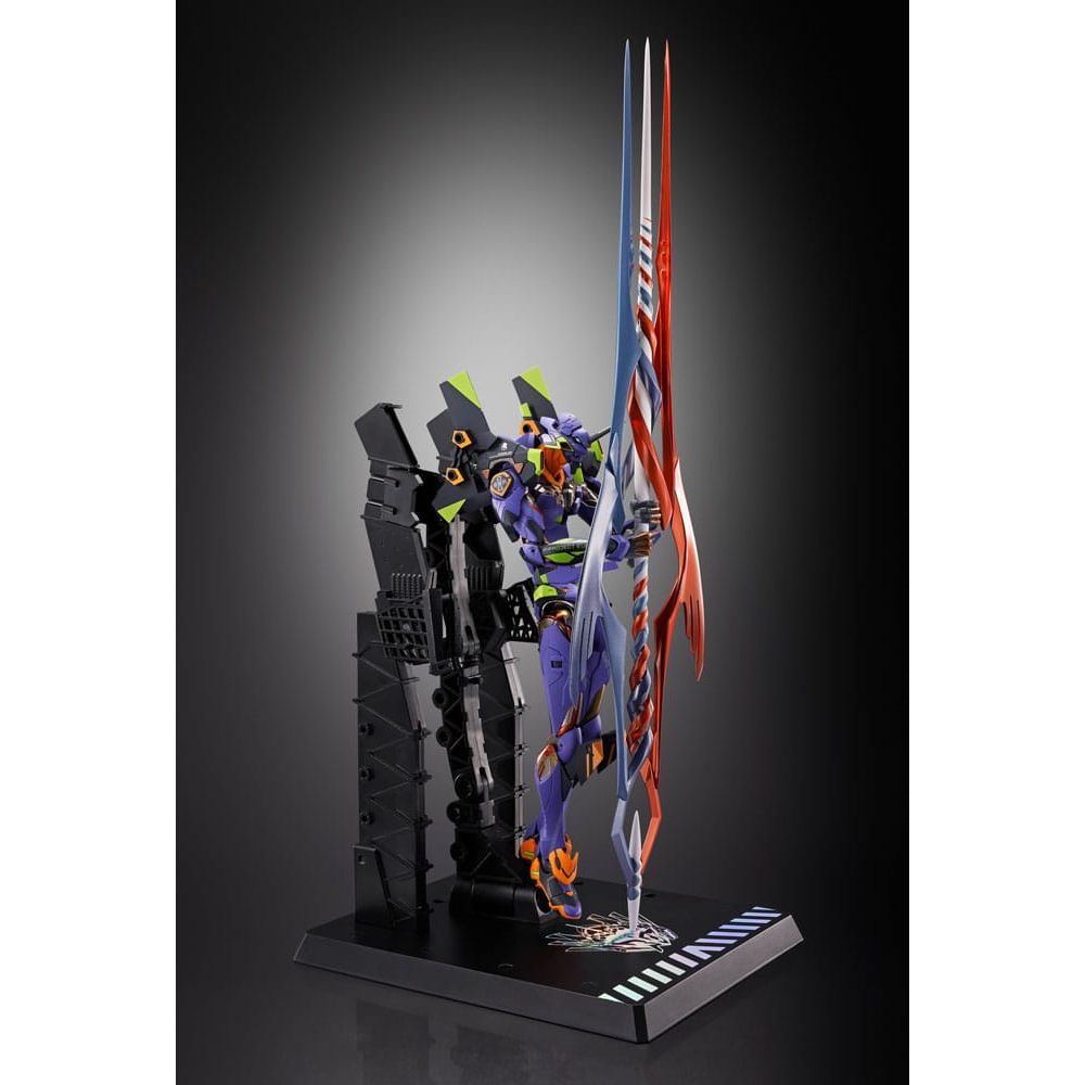 Neon Genesis Evangelion Metal Build Action Figure Eva Test Type - 01 30th with the Spear of Gaius 22 cm - The Happy Toy Store