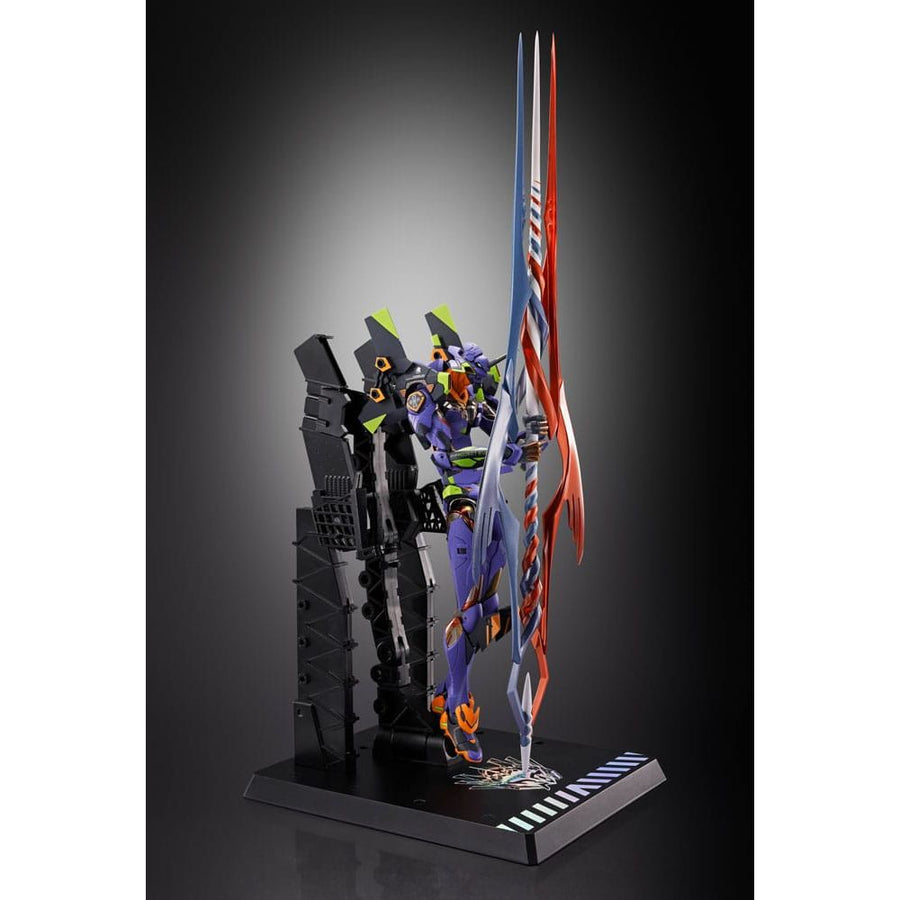 Neon Genesis Evangelion Metal Build Action Figure Eva Test Type - 01 30th with the Spear of Gaius 22 cm - The Happy Toy Store