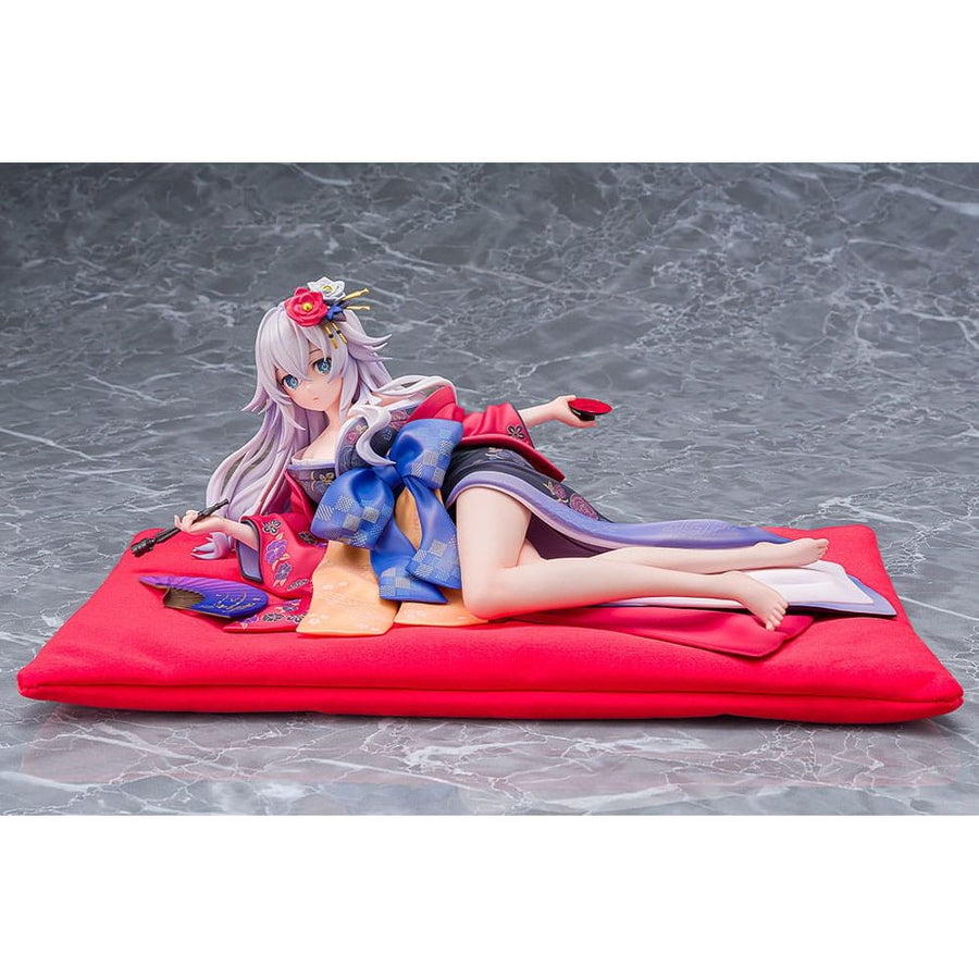 Neptunia x Senran Kagura Statue 1/7 Black Heart Kimono Ver. 10 cm - The Happy Toy Store