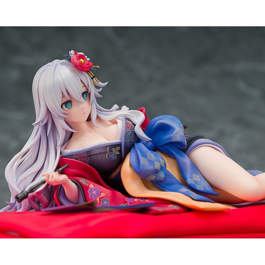 Neptunia x Senran Kagura Statue 1/7 Black Heart Kimono Ver. 10 cm - The Happy Toy Store
