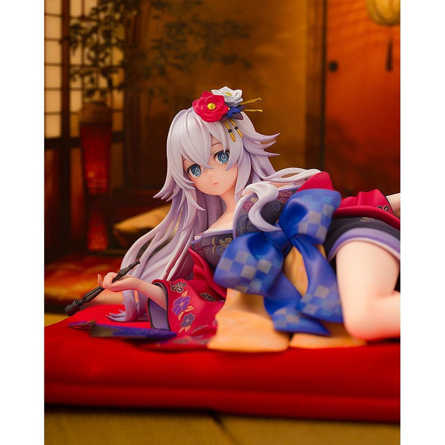 Neptunia x Senran Kagura Statue 1/7 Black Heart Kimono Ver. 10 cm - The Happy Toy Store