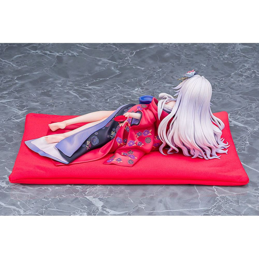 Neptunia x Senran Kagura Statue 1/7 Black Heart Kimono Ver. 10 cm - The Happy Toy Store