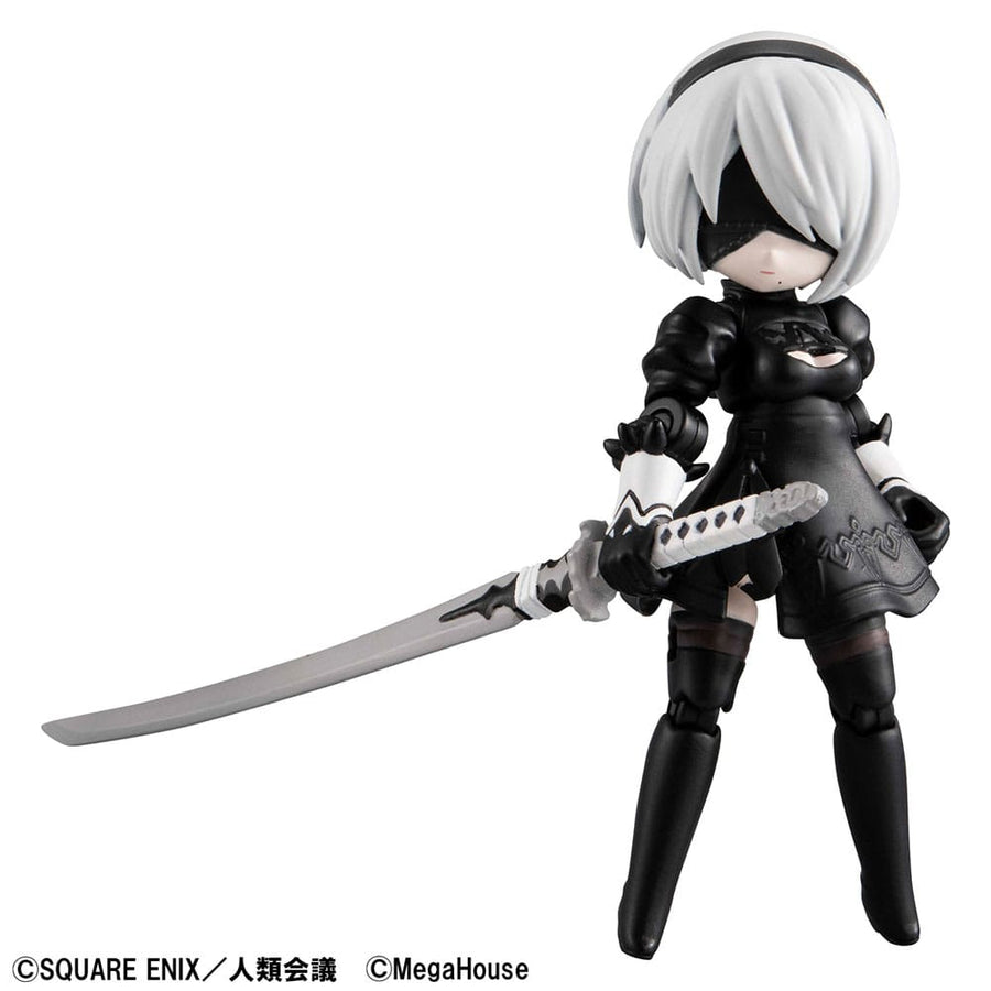 NieR: Automata Ver1.1a Desktop Army Action Figure 2B 8 cm - The Happy Toy Store