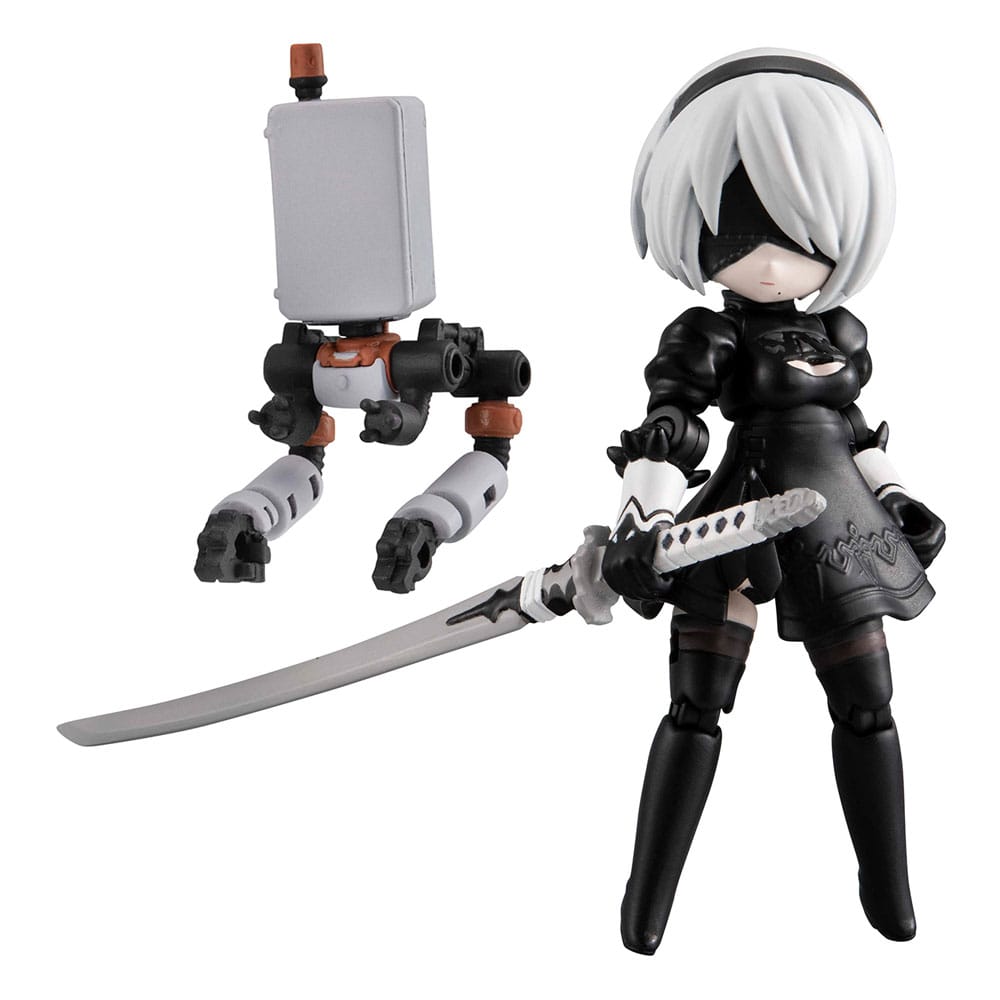 NieR: Automata Ver1.1a Desktop Army Action Figure 2B 8 cm - The Happy Toy Store