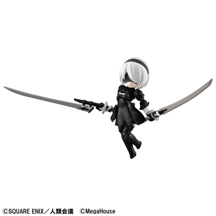 NieR: Automata Ver1.1a Desktop Army Action Figure 2B 8 cm - The Happy Toy Store
