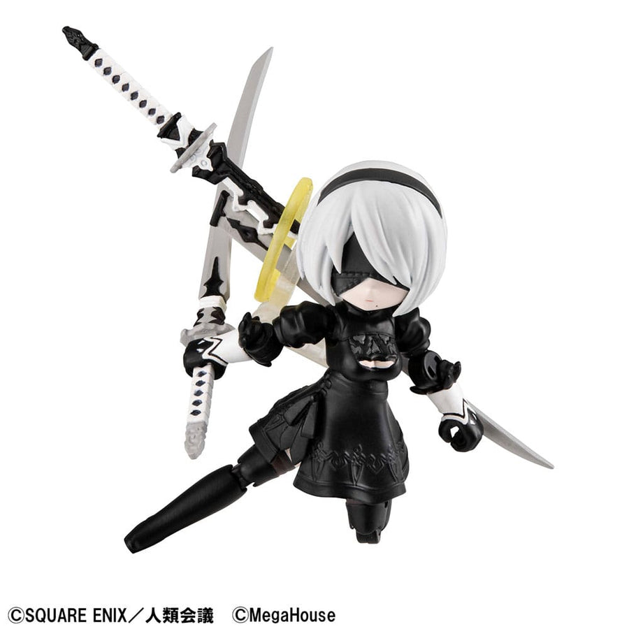 NieR: Automata Ver1.1a Desktop Army Action Figure 2B 8 cm - The Happy Toy Store