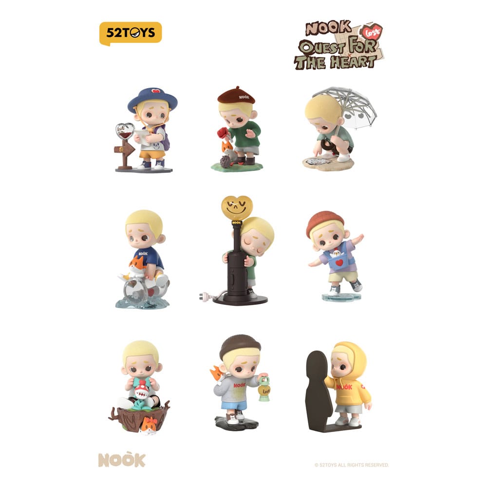 Nook Blind Box Figures Assortment Quest for the Heart Full Box Set 8 Pack - The Happy Toy Store