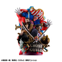 One Piece Petitrama DX PVC Mini Statue Logbox Re Birth 03 Cross Guild 15 cm - The Happy Toy Store