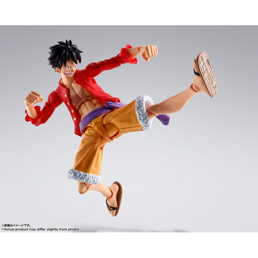 One Piece S.H. Figuarts Action Figure Monkey D. Luffy (The Raid on Onigashima) 14 cm - The Happy Toy Store