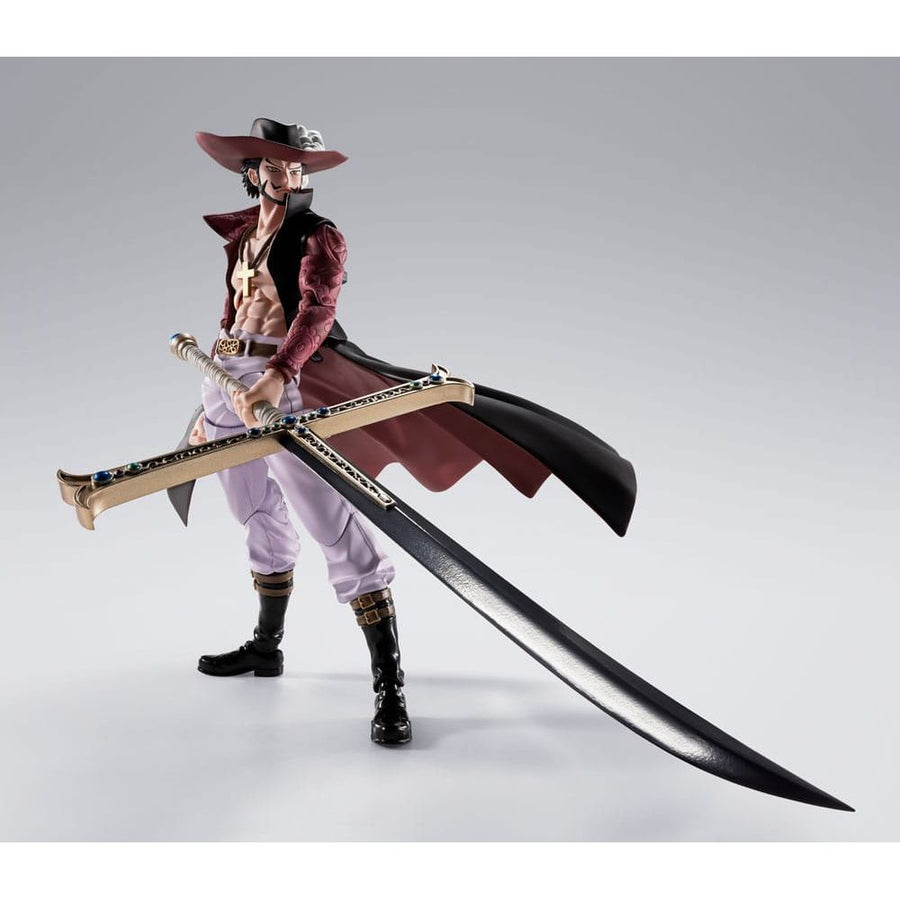 One Piece S.H.Figuarts Action Figure Dracule Mihawk Hawkeye 17 cm - The Happy Toy Store