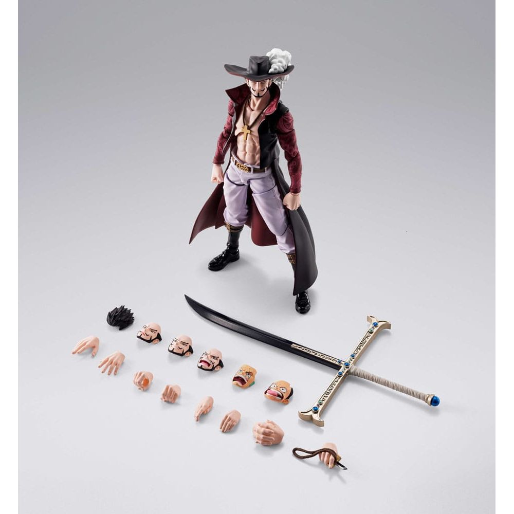 One Piece S.H.Figuarts Action Figure Dracule Mihawk Hawkeye 17 cm - The Happy Toy Store