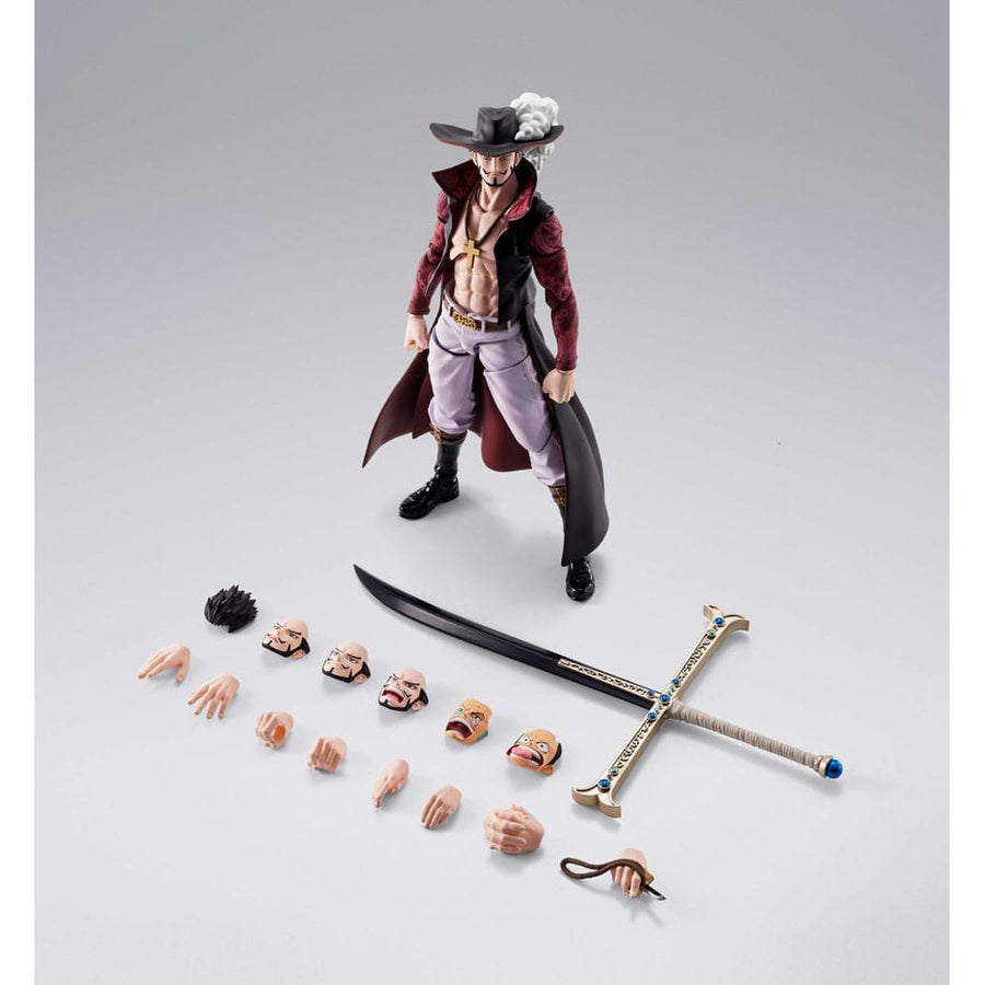 One Piece S.H.Figuarts Action Figure Dracule Mihawk Hawkeye 17 cm - The Happy Toy Store