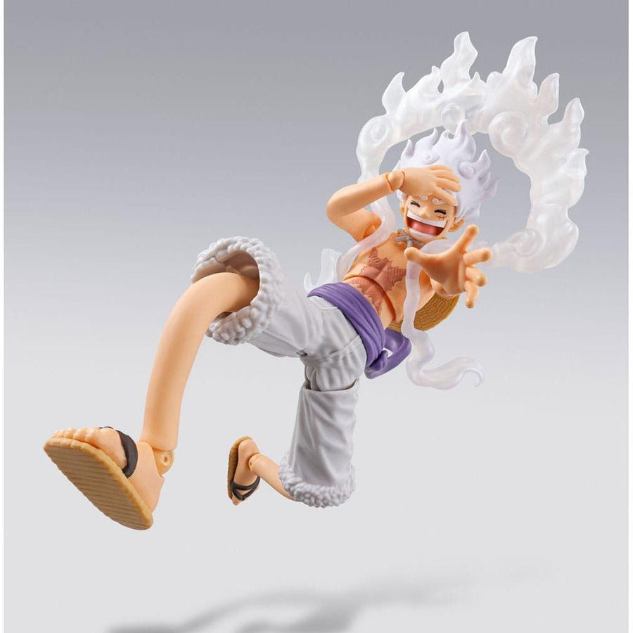One Piece S.H.Figuarts Action Figure Monkey D. Luffy Gear 5 - Future Island Egghead - 15 cm - The Happy Toy Store