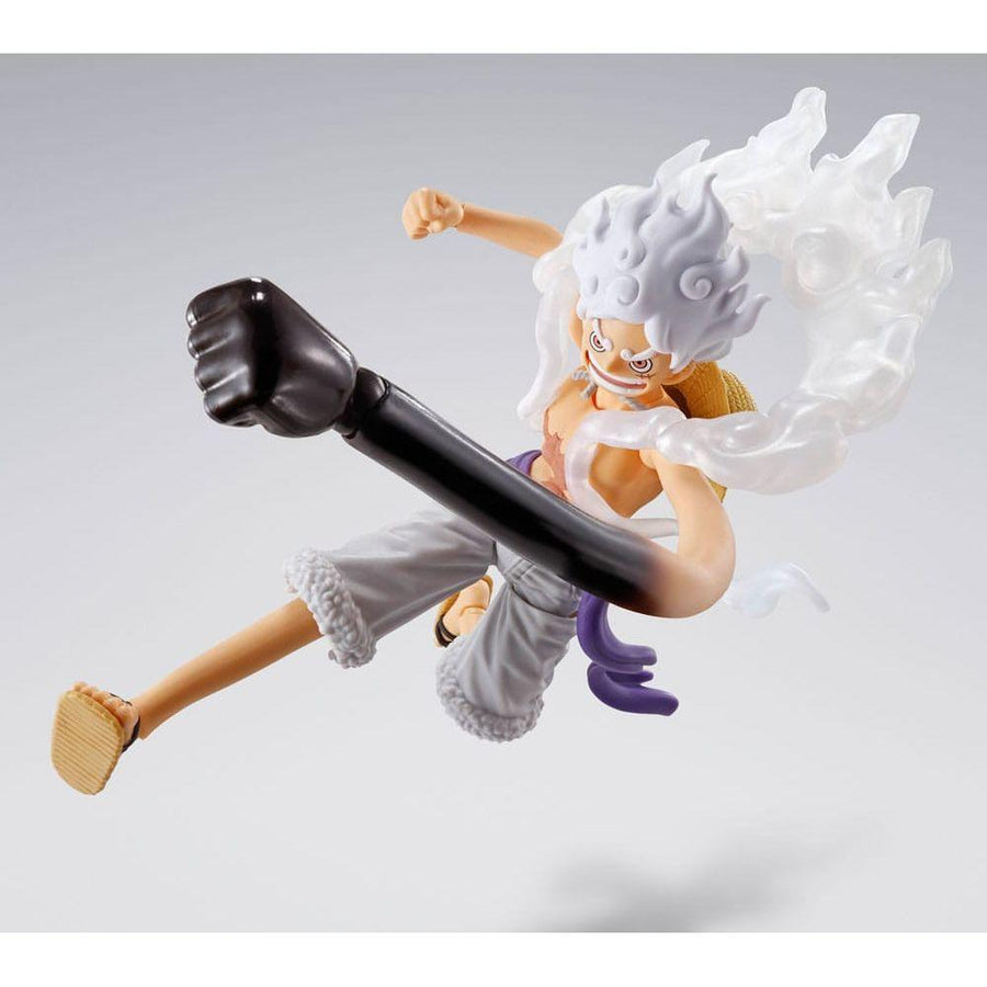 One Piece S.H.Figuarts Action Figure Monkey D. Luffy Gear 5 - Future Island Egghead - 15 cm - The Happy Toy Store